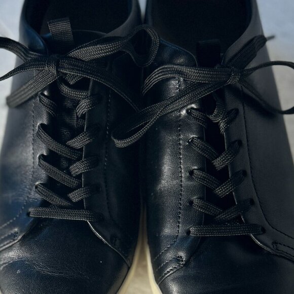 Vionic Paisley SZ 8.5 Women's Paisley Black Leather Comfort Sneaker Orthro Lace - Picture 6 of 8